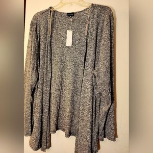 Zenobia Charcoal Grey Cardigan. Size 3XL